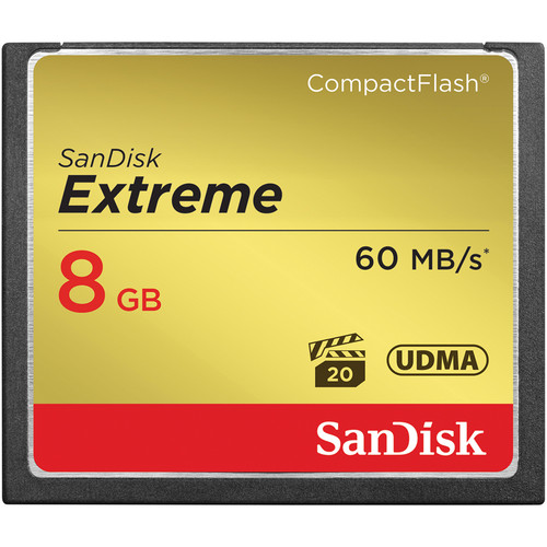 SanDisk CompactFlash Extreme 400x 8GB