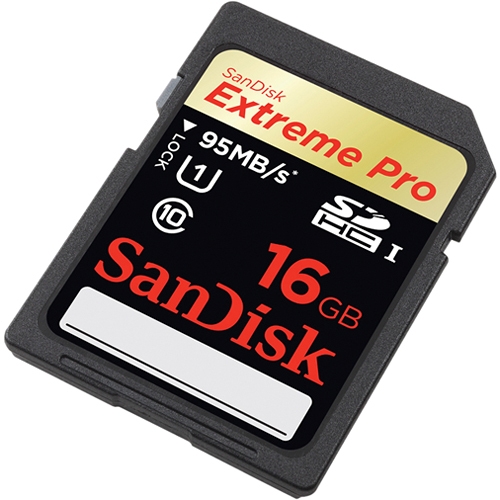 Thẻ SDHC Sandisk 16Gb Extreme Pro 95Mb/s - 633X chính hãng