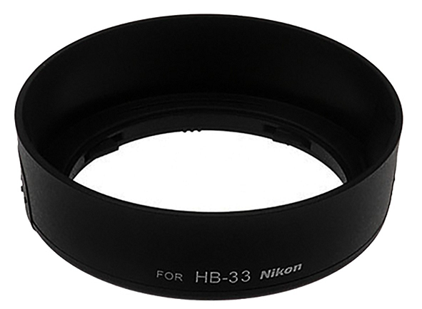 Lens hood HB-33 for Nikon 18-55ED VR (52mm)