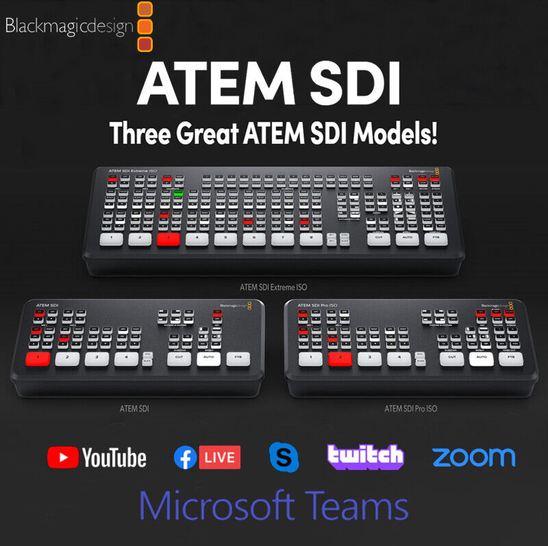 Blackmagic Design ATEM SDI – 3 Phiên bản cho người dùng