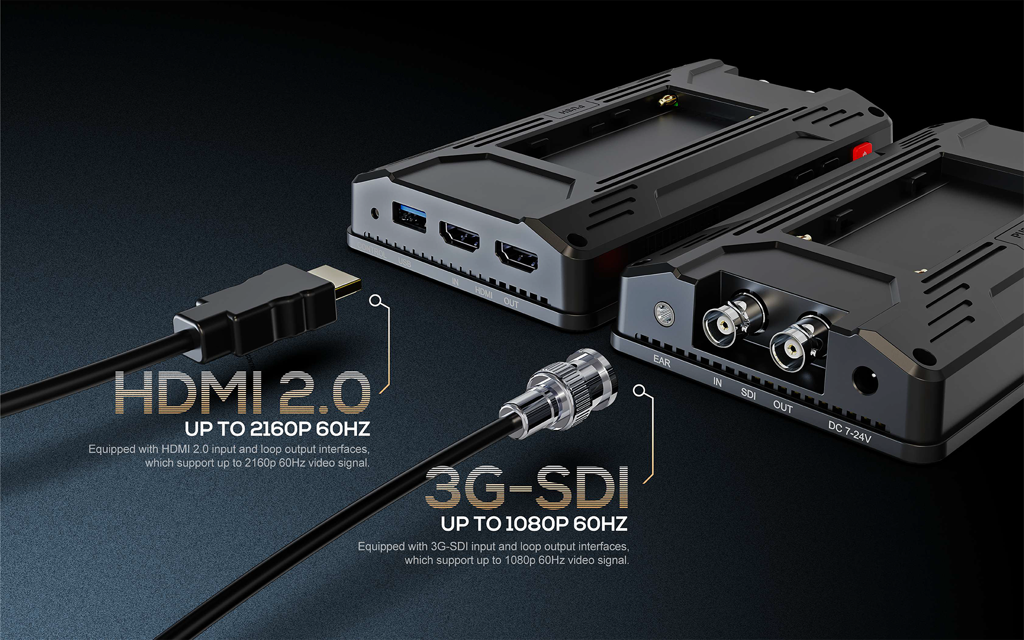 Màn hình cảm ứng Lilliput HT5S  4K , SDI- HDMI  2000cdm²  | Chính hãng