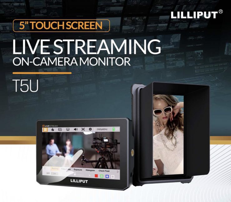 Màn hình Lilliput T5U - Màn cảm ứng Tích hợp capture Livestream  | Chính hãng