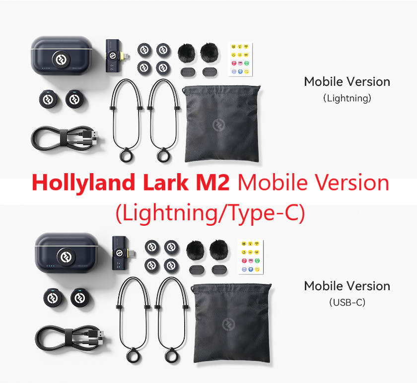 Hollyland Lark M2 Mobile Version (Lightning/Type-C) | Chính hãng