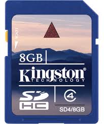 Thẻ nhớ Kingston SDHC 8GB (Class4)