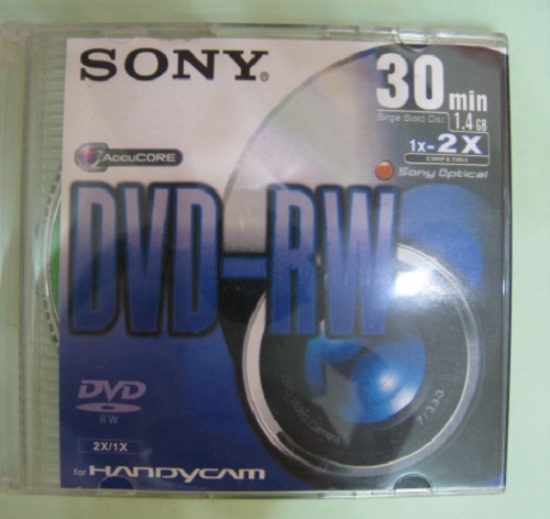 DVD-RW 30 min 1.4Gb