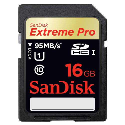 Thẻ SDHC Sandisk 16Gb Extreme Pro 95Mb/s - 633X