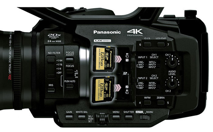 Máy quay chuyên dụng Panasonic AG-UX180 4K giá rẻ tại Digi4u