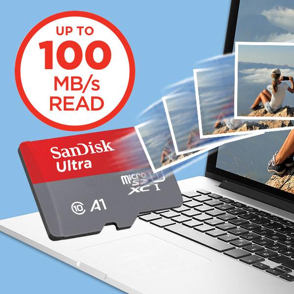 MicroSDHC SanDisk Ultra 32GB 98MB/s 653x giá rẻ