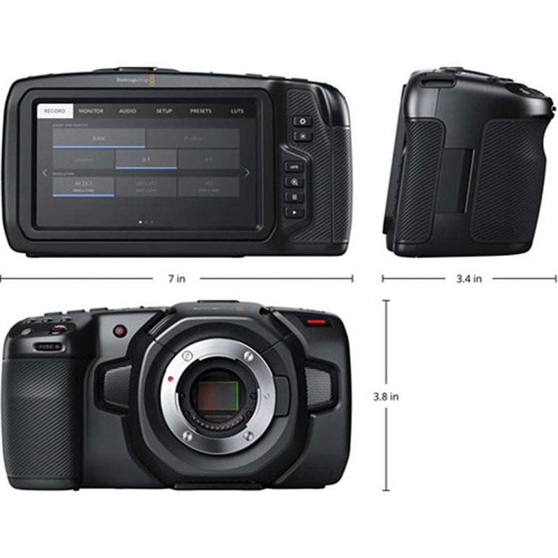 Blackmagic Pocket Cinema Camera 4K tích hợp những công nghệ phim kỹ thuật số mới nhất