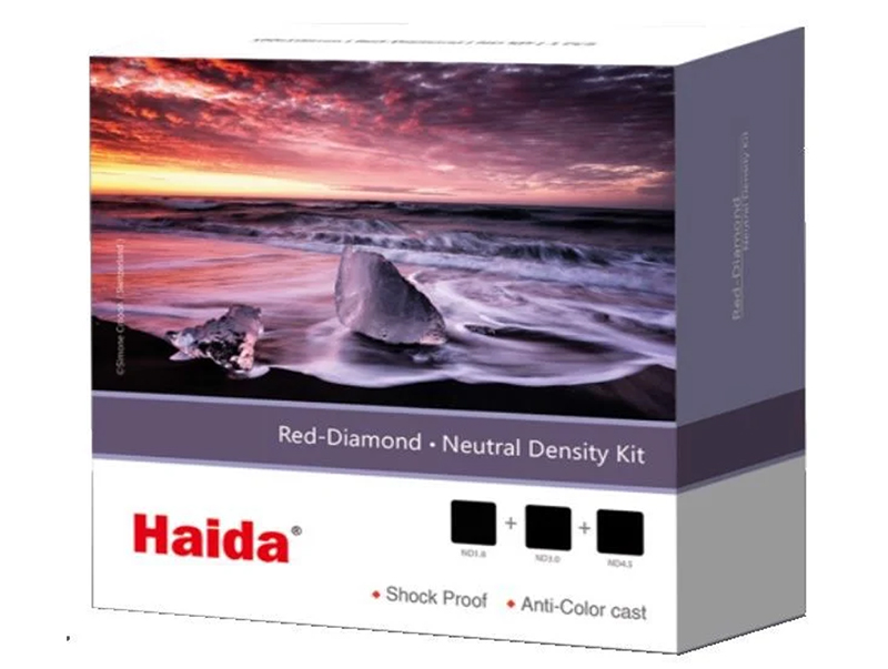 Bộ kính lọc ND Haida red-diamond 100x 100 HD4311 (3 filter Nd1.8, ND3.0, ND4.5)