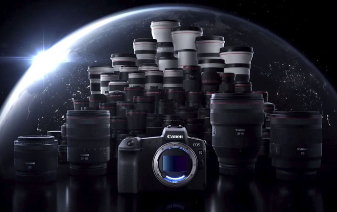 Máy ảnh không gương lật Full-frame Canon EOS R
