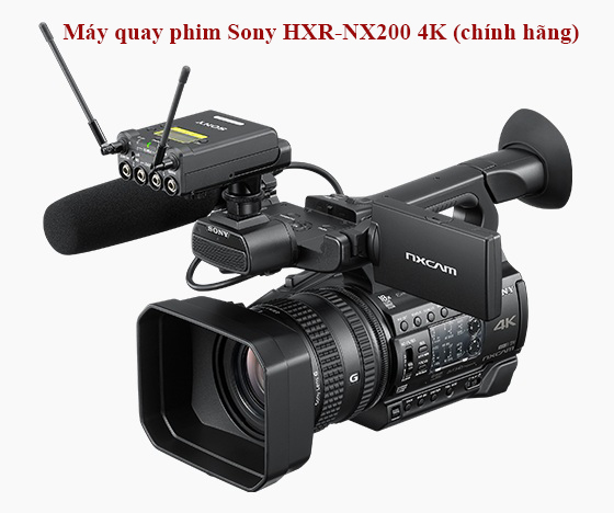 Mua máy quay phim Sony HXR-NX200 4K chính hãng