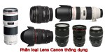 Phân loại Lens Canon thông dụng