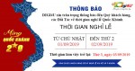 THÔNG BÁO NGHỈ LỄ QUỐC KHÁNH 02/09 - DIGI4U