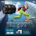  Quà Tặng Pre-order cho Ống kính máy ảnh Sony FE 16–25 mm F2.8 G | SEL1625G//Z SYX