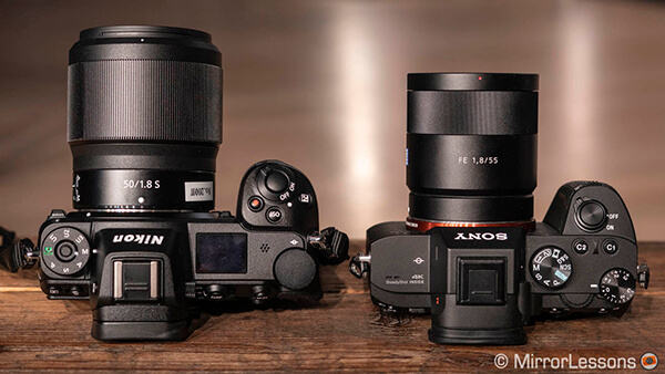 Sự khác biệt giữa máy ảnh Sony A7R III và Nikon Z7 - H2