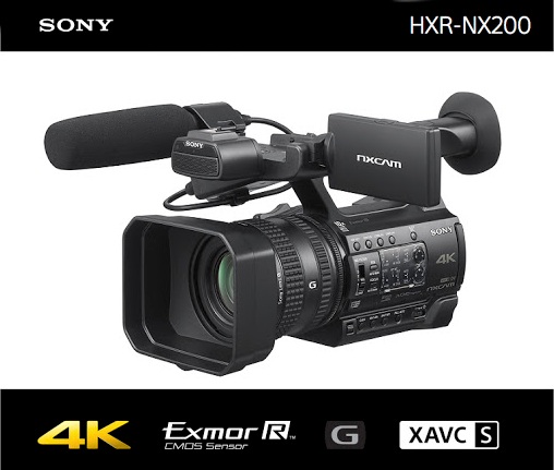 Máy quay phim Sony HXR-NX200 4K (chính hãng)