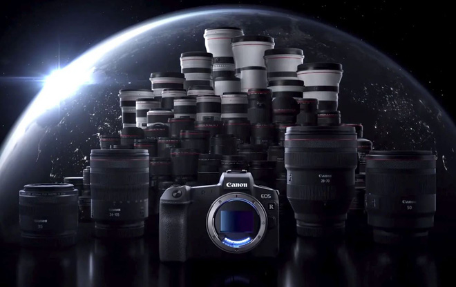 Máy ảnh không gương lật Full-frame đầu tiên của Canon mang tên EOS R