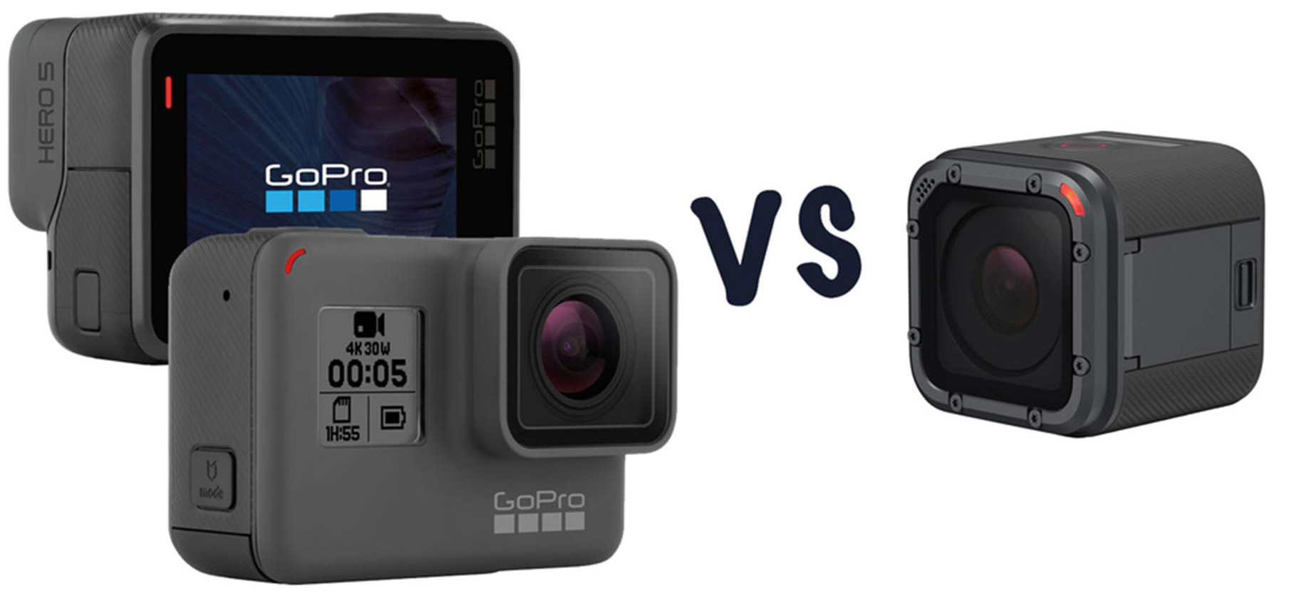 Sự khác biệt giữa GoPro Hero 5 Black và Hero 5 Session