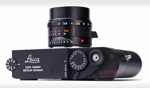 Hình ảnh rò rỉ của máy ảnh số Leica M10-D với cần gạt film