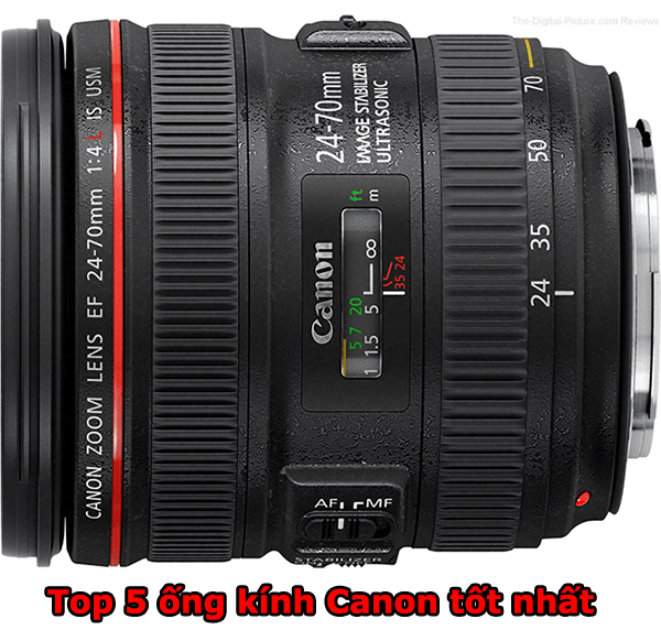 Top ống kính Canon tốt nhất cho máy ảnh