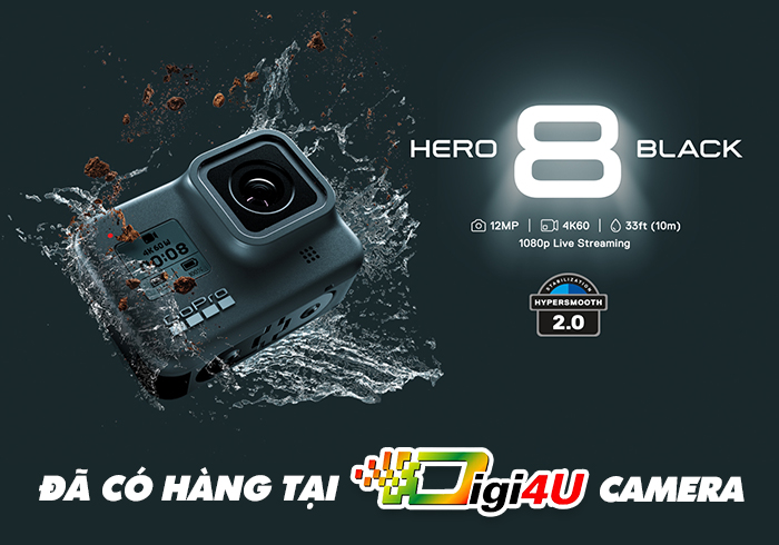 Sự xuất hiện của máy quay Gopro Hero 8