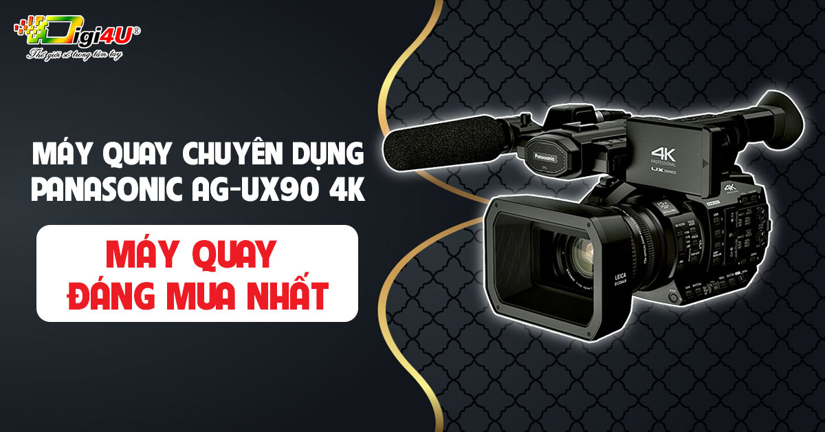 Máy quay chuyên dụng Panasonic AG-UX90 4K - Đáng mua nhất