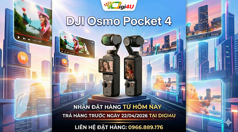 DJI Osmo Pocket 4: Đỉnh Cao Sáng Tạo Trong Tầm Tay – Chính Thức Mở Bán!