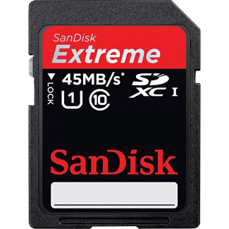 Sandisk SDHC Extreme 300x 32GB (Class 10)
