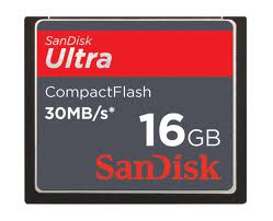 Sandisk Ultra CompactFlash 16 Gb. 200x