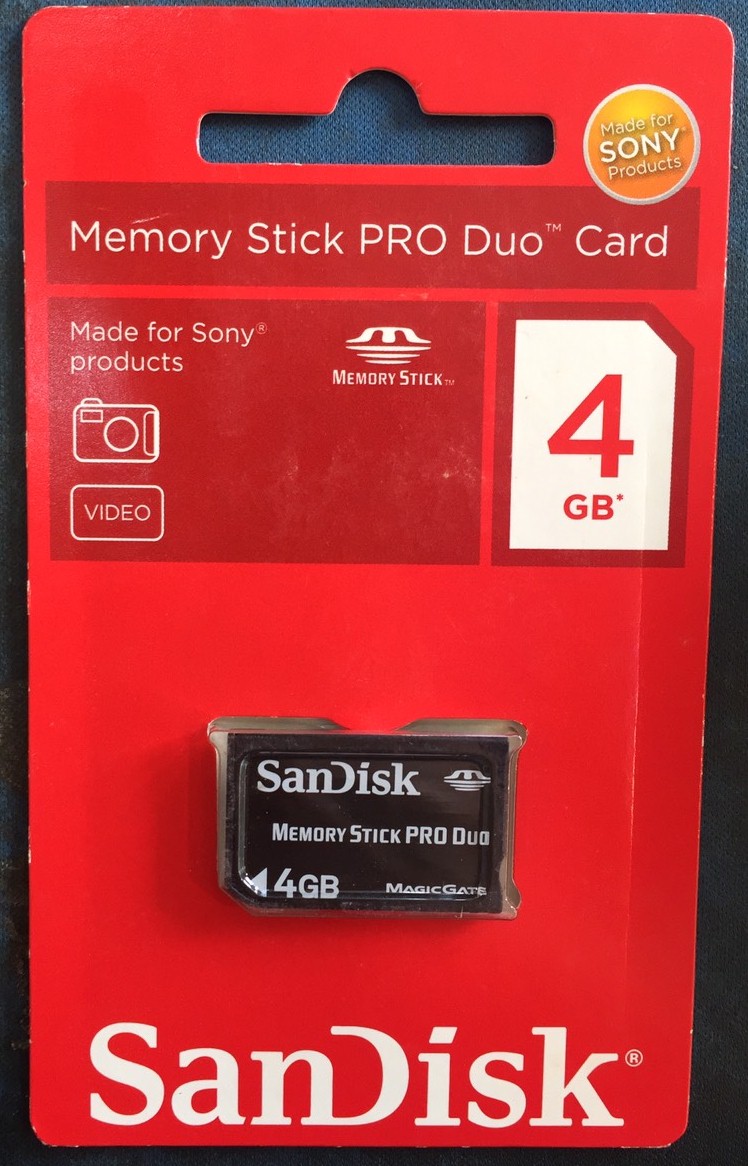 SanDisk Memory Stick Pro Duo 4GB