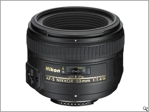 Nikon AF-S 50mm f/1.4G lens