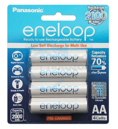 Pin Eneloop - PANASONIC vỉ 04 viên 