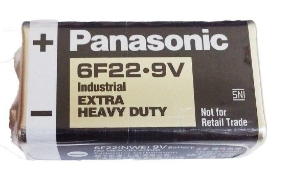 Pin 9v Panasonic 6F22