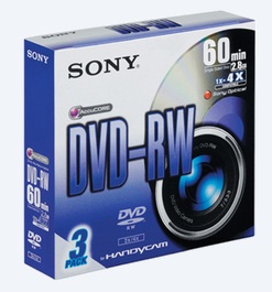 SONY DVD-RW 60min - 2.8Gb 1x-4x