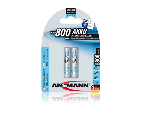 ANSMANN Pin sạc cao cấp Micro HR03 AAA-800mAh