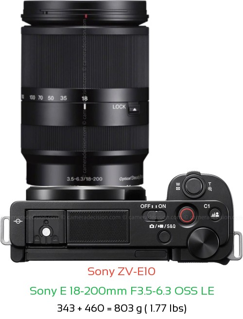 Ống kính Sony  E 18–200mm F3.5–6.3 OSS LE | Chính hãng