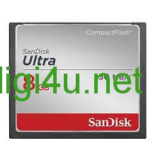Thẻ CF SanDisk 8GB 333x - 50Mb/s