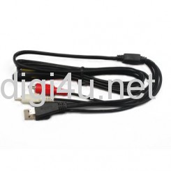 Cable AV + USB mini for Sony/Nikon/ Olympus