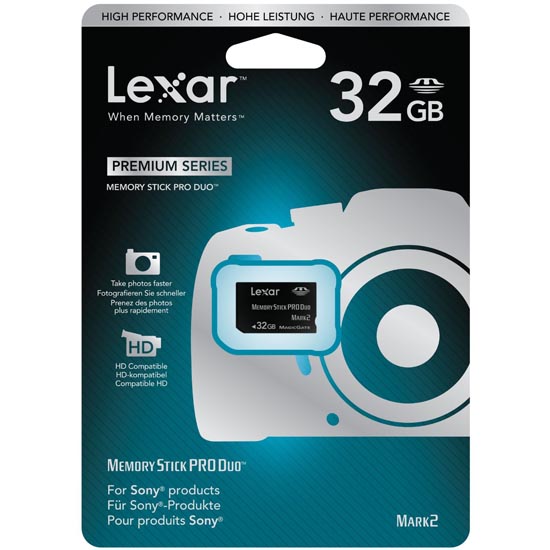 Thẻ nhớ Lexar 32GB Memory Stick PRO Duo