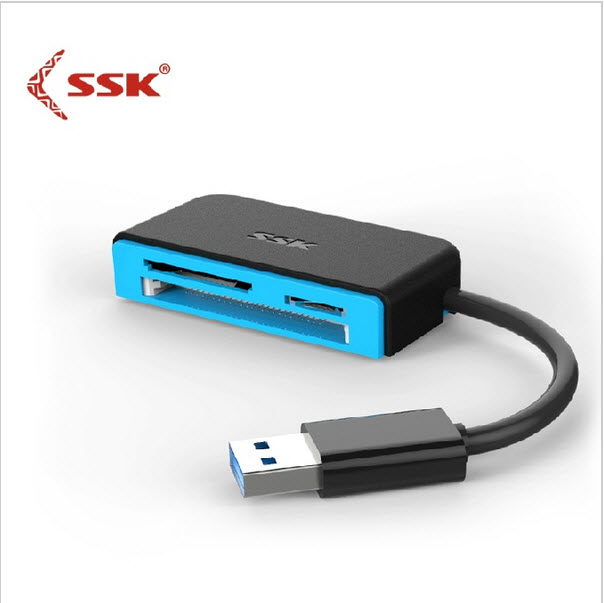 Đầu đọc thẻ nhớ USB 3.0 SSK SCRM330 | Chính hãng