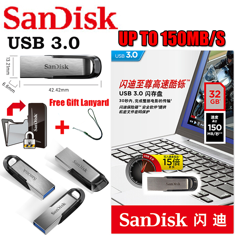 USB 3.0 Sandisk Ultra Flair CZ73 - 32GB chính hãng