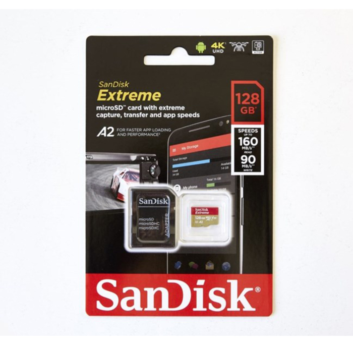 Thẻ nhớ Sandisk Extreme Micro SDXC 128G 160mbs