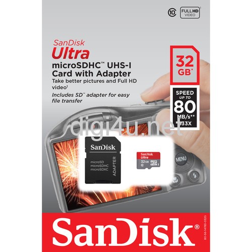 Thẻ nhớ SanDisk micro SDHC 32GB giá rẻ