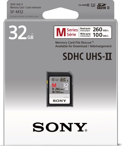 Thẻ nhớ Sony SDHC UHS-II 32Gb (260MB/s) chính hãng