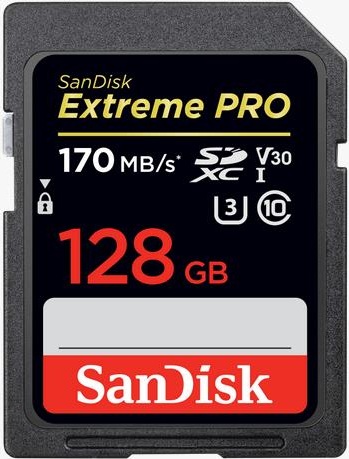 Thẻ nhớ SDXC SanDisk Extreme Pro U3 V30 1133X 128GB 170MB/s 