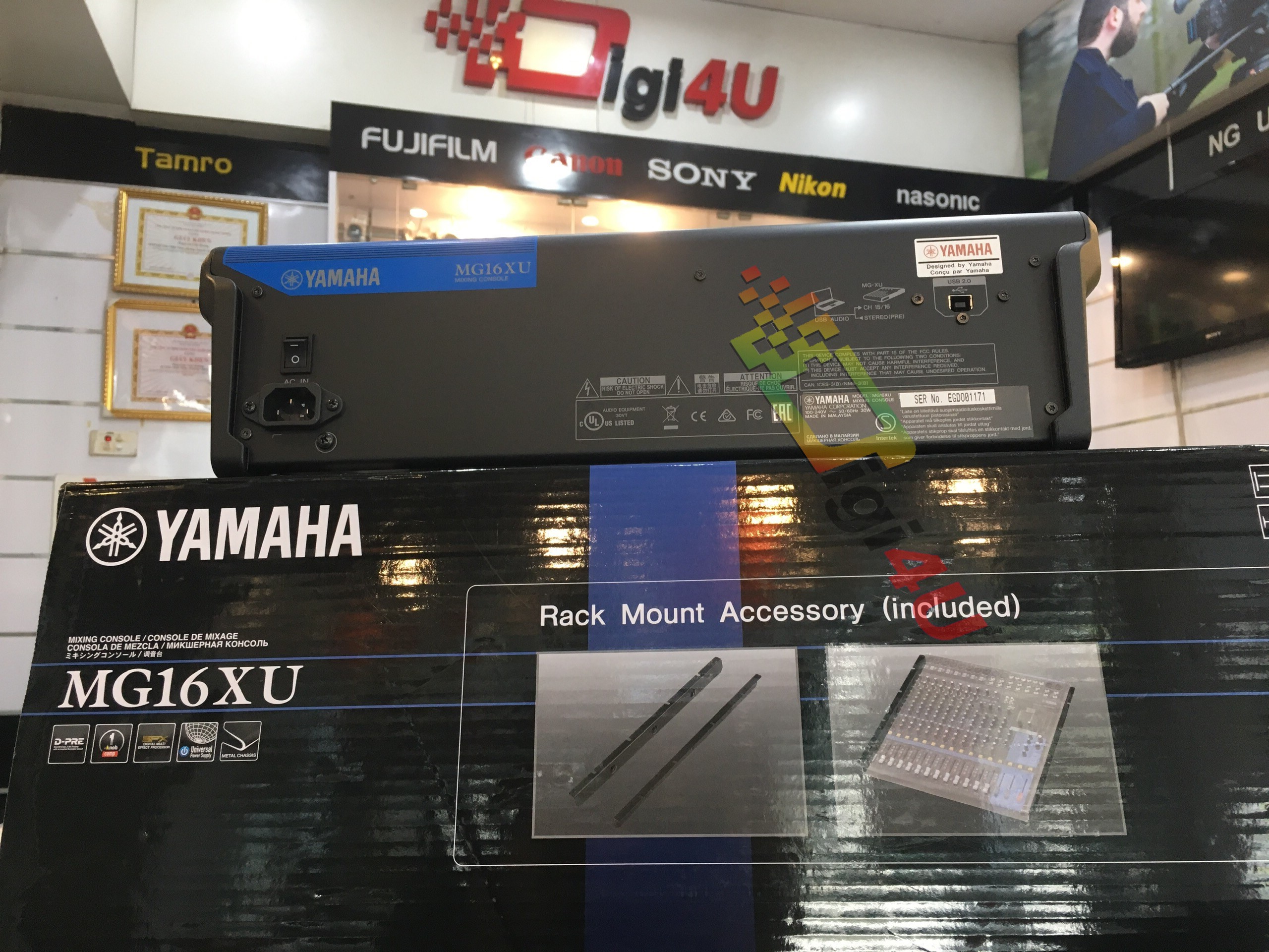Mixer Yamaha MG16XU | Chính hãng
