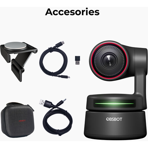  Webcam OBSBOT Tiny 4K -  PTZ  - Siêu nhỏ hỗ trợ trí tuệ nhân tạo AI - Chính hãng