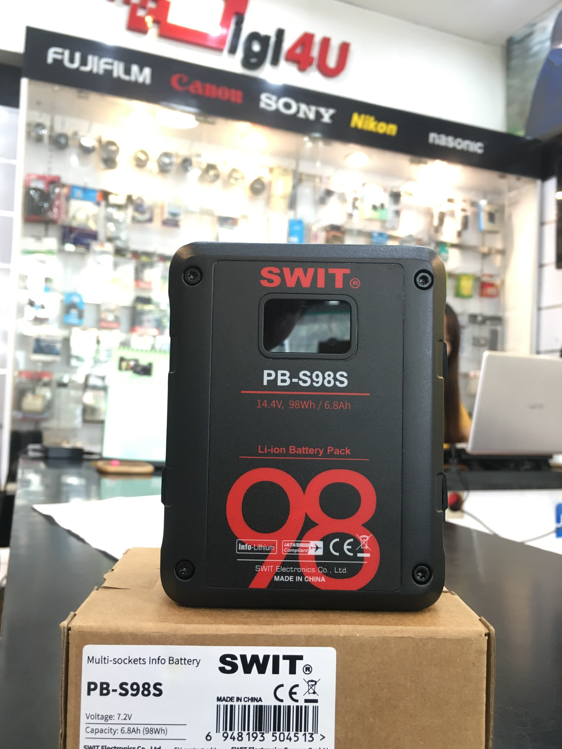  Pin SWIT PB-S98S 14.4V 98Wh  |  Chính hãng