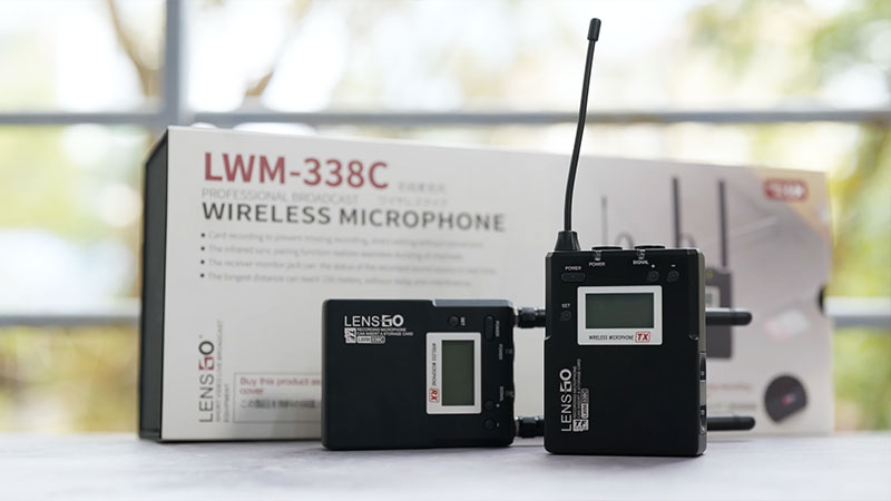 Micro LENSGO LWM-338C Single  (TX+ RX) | Chính Hãng